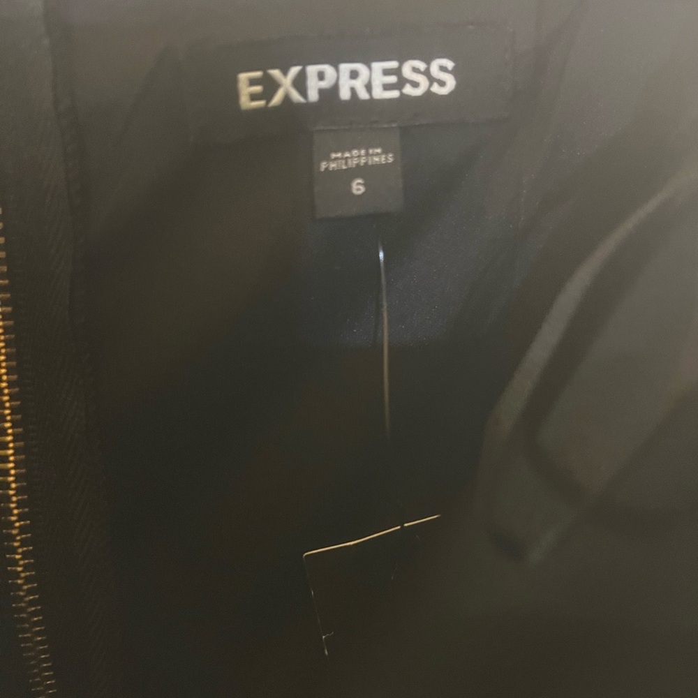 Express Black Strapless Jumpsuit, 6 - Picture 4 of 7